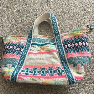 America & Beyond Colorful Patterned Women's Bag